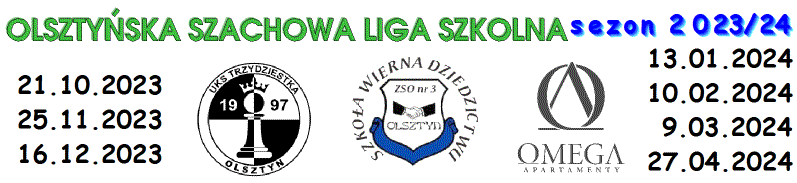 Olsztyska Szachowa Liga Szkolna 2023/24